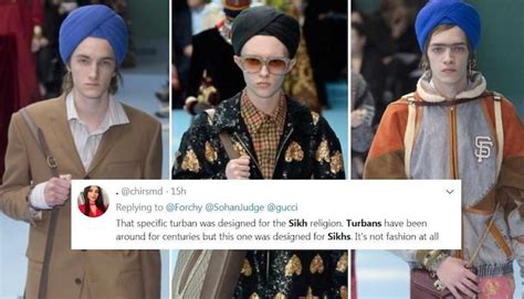 sikh coalition tweet on gucci|gucci turban scam.